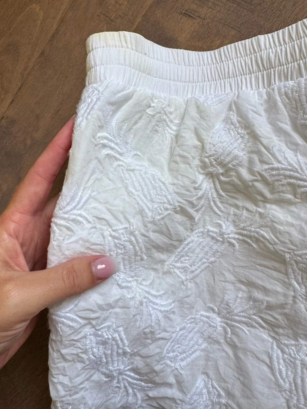Lilly Pulitzer Pineapple Print White Soft Cotton Shorts